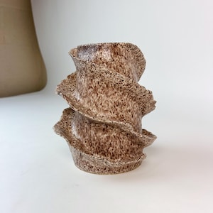 Marshmallow White Organic Vase