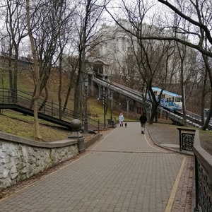 Photo of Ukraine - KYIV | Aerial tramway Funicular Cable-railway Cog-wheel railway | Printable Photo Poster | Stop Putin