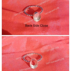 925 sterling silver cup ring supplies ,oval stone setting bezel cup ring,2.5 mm deep back side open/close bezel cup ring,designer Band ring