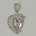 925 Sterling Silver Heart Shape Pendant Bezel Blank,pendant Cabochon ...