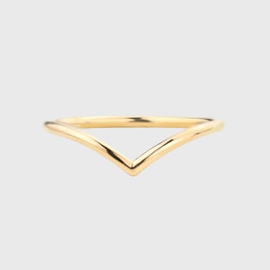 925 Sterling Silber Chevron Ring-Chevron Band. Stapelband-Stapelring,geschwungenes Ehering,dünner Stapelring,Hochzeitsgeschenk für Sie