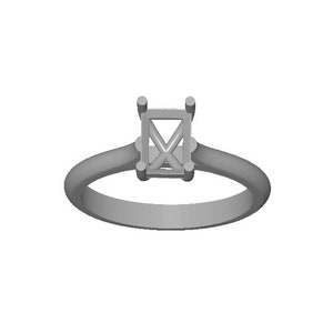 925 sterling silver solitaire engagement ring setting , empty ring for making wedding ring ,empty prenotched ring blanks ,prong setting