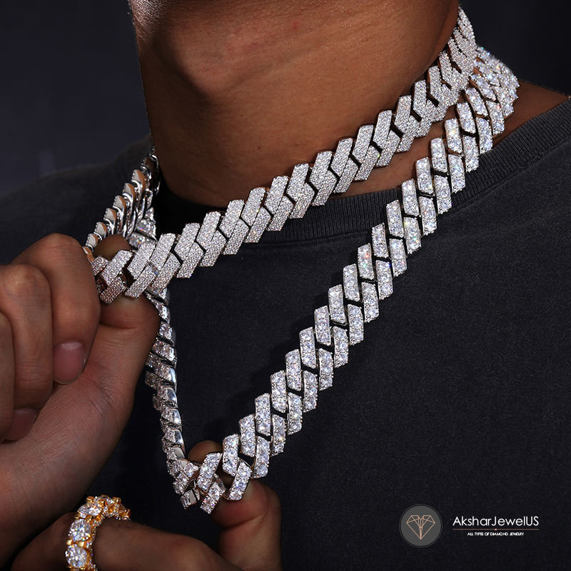 VIEN Mc Stan Iced Out Cuban Link Bracelet Bling Zirconia Miami Link Bangle  Jewelry Hip Hop Bracelets