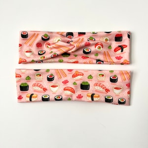 Sushi Headband, Food Headband, Hiking Headband, Nurse Headband, Yoga Headband, Workout Headband, Headband for Women, Hair Accessories