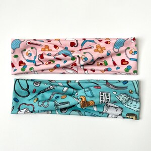 Tiara médica, tiara de saúde, tiara com nó para mulheres, tiara de ioga, tiara boho, tiara de enfermeira, acessórios de cabelo