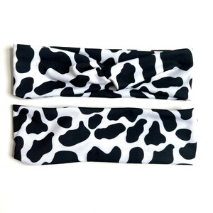 Cow Print Headband, Farm Animal, Headband for Women, Yoga Headband, Nurse Headband, Turban Knot Headband, Twist Headband, Hair Accessories