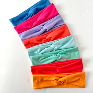 Solid Headbands, Knot Headbands, Summer Headbands, Nurse Headband, Teacher Headband, Headbands for Women, Hair Accessories, Bright Headband