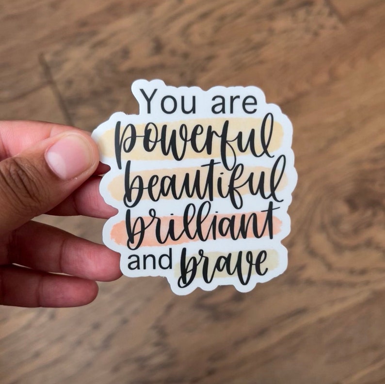 You Are Sticker, Affirmation Sticker, Motivational, Inspirational ...