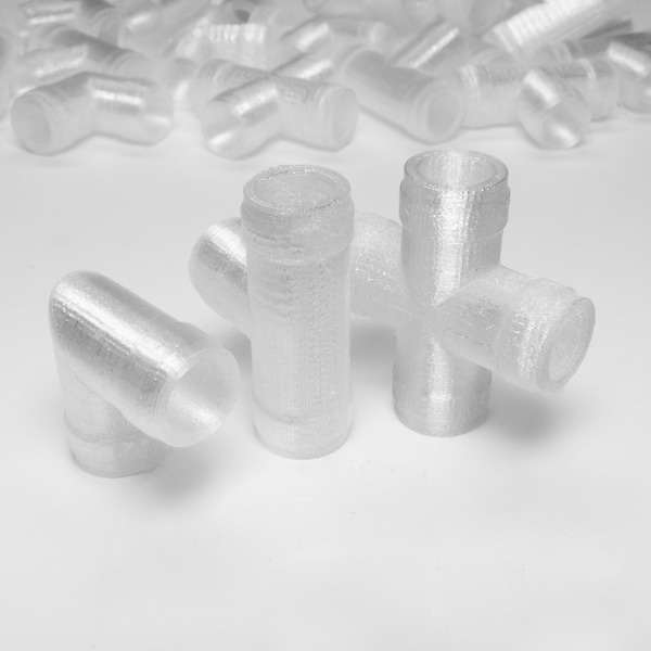 Connecteurs de tube imprimés en 3D