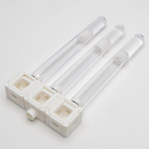 The TubeCube by Esthetic Ants | Modular Ant Outworld for Test Tube Colonies | Customizable 3D-Printed Formicarium for Ant Keepers - White