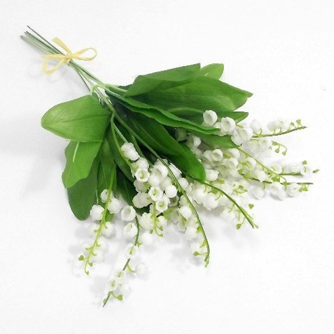 Lily of the Valley Bundle White Artificial Silk Flowers Etsy UK
