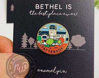 Patterson Bethel Souvenir Enamel Pin- JW pins, nwpins, new world pins