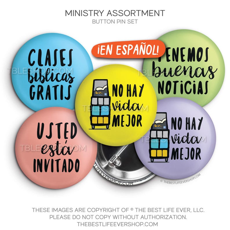 Ministry Assortment Button Pin Set - Jw Gifts - Pioneer - Best Life ...