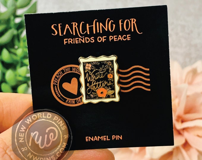 Let’s Write Letters Enamel Pin