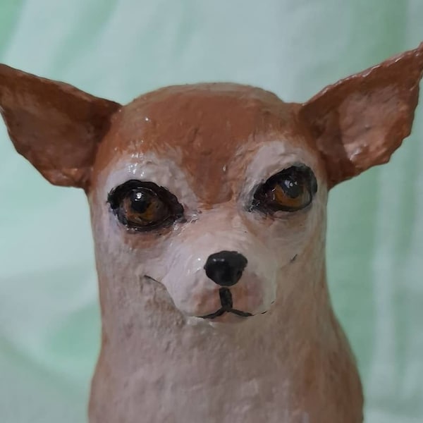 Paper Mache Dog Etsy
