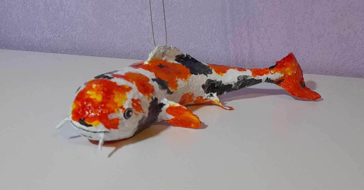 Koi Fish Paper Mache - Etsy Koi Fish Paper Mache - Etsy