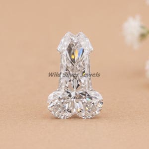 Fancy Custom Loose Lab Grown Diamond, Unique Novelty Loose Diamond, Custom Jewelry Stone, Funny Gift for Him, Custom Cut Diamond Luxury Gift