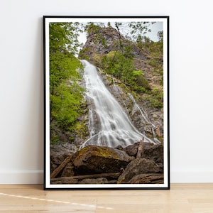 Waterfall Photography Print | Waterfall Art | Rocky Brook Falls | Landscape Photography | Nature Photography | Waterfalls