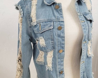 Jean Jacket Denim Jean Jacket Size 