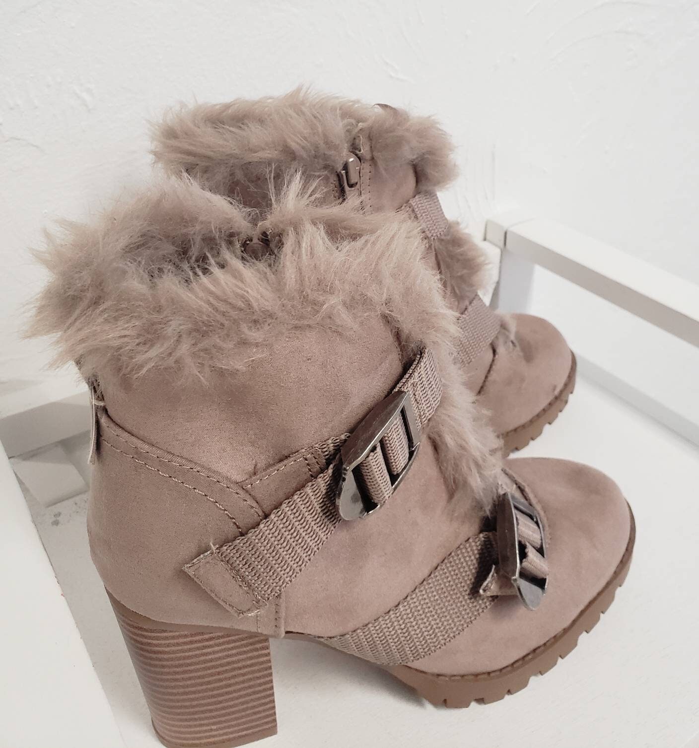 Taupe Boots - Etsy
