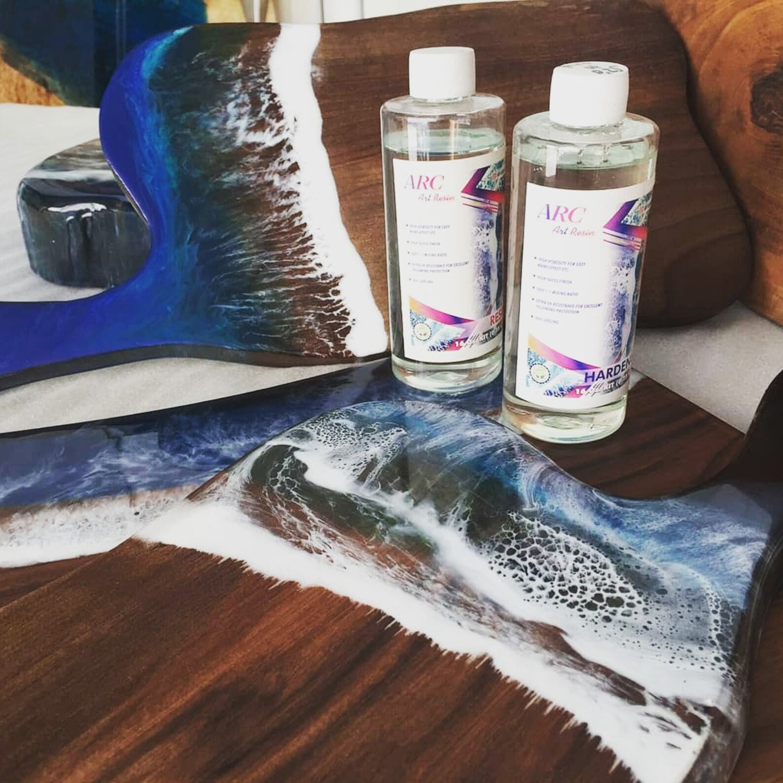 Arc Art Resin 32 Oz Kit Crystal Clear Epoxy Resin, Art and DIY Art