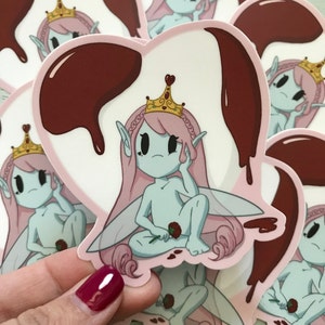 Queen of Hearts Fairy: 3 inch Vinyl Sticker