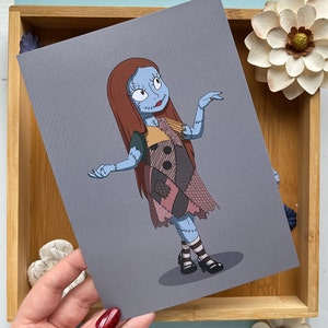 Teenage Sally : 5x7 Artwork, Matte finish 16pt cardstock