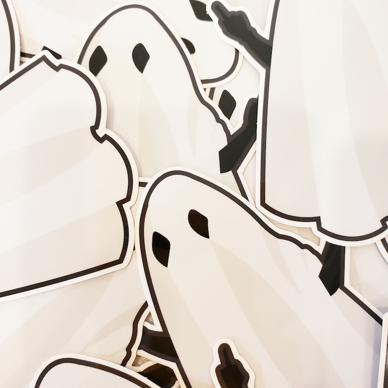 Rude Ghost Sticker