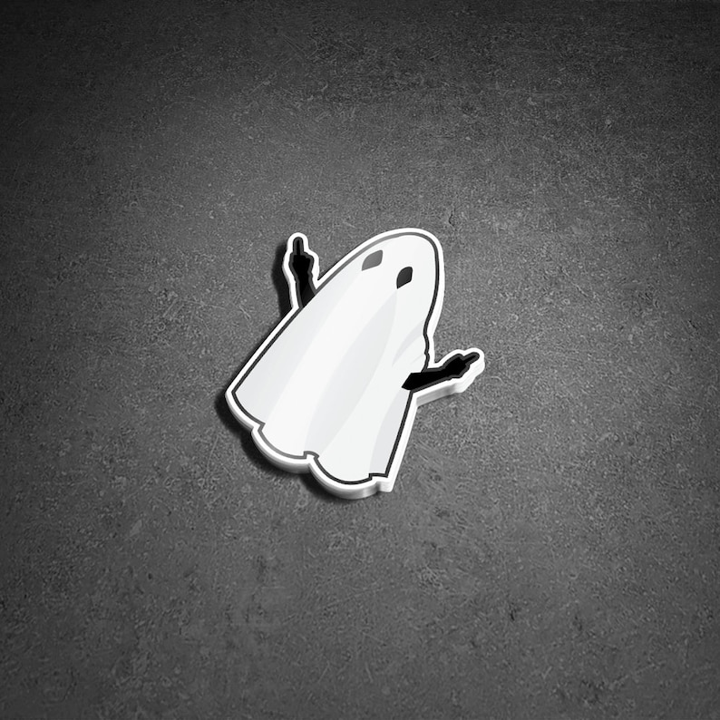 Rude Ghost Sticker