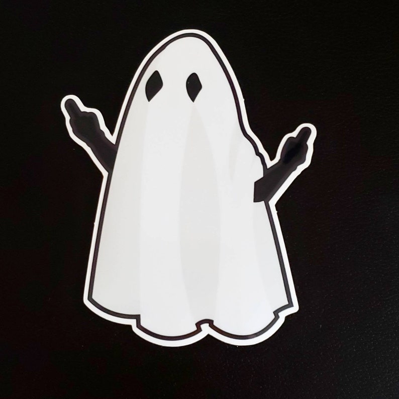 Rude Ghost Sticker
