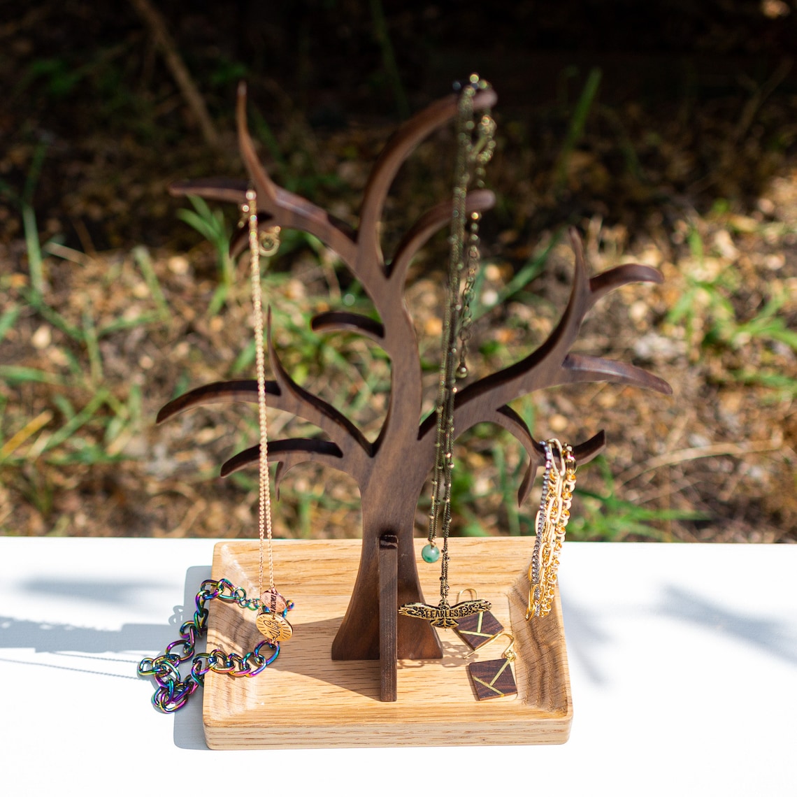 Elegant Tree Jewelry Stand Holds Necklaces Bracelets and Etsy