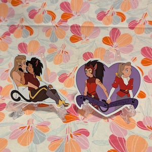 She-Ra Princess of Power - Future Girlfriend Cuddles Heart - Catra Adora Stickers