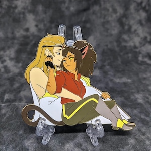 She-Ra Princess of Power - Future Girlfriend Cuddles - Catra Adora Enamel Pin