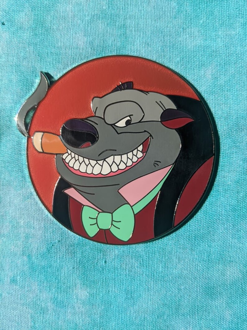 All Dogs Go to Heaven Enamel Pins Charlie Itchy Sasha Carface Profile