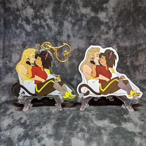 She-Ra Princess of Power - Future Girlfriend Cuddles - Catra Adora Keychain Sticker