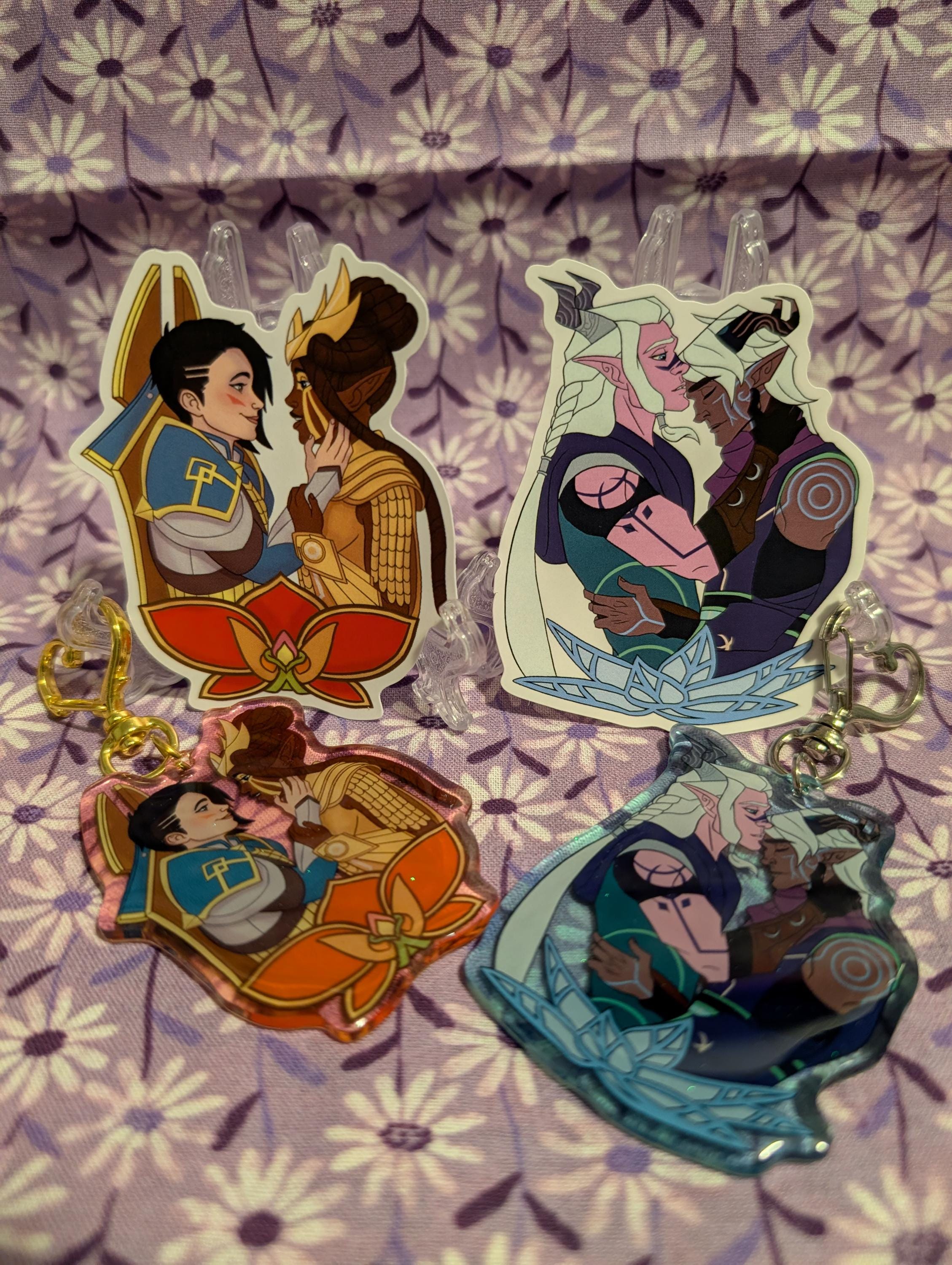 Dragon Prince - Runaan Ethari Amaya Janai - Ruthari - Keychain