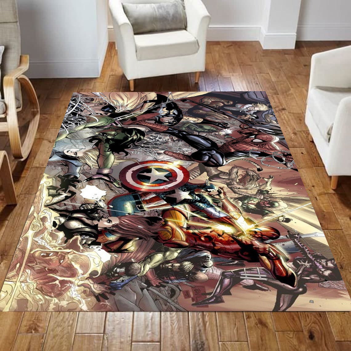 Spider Man Spider Man Rugs Marvel Avengers Area Rug Marvel Etsy