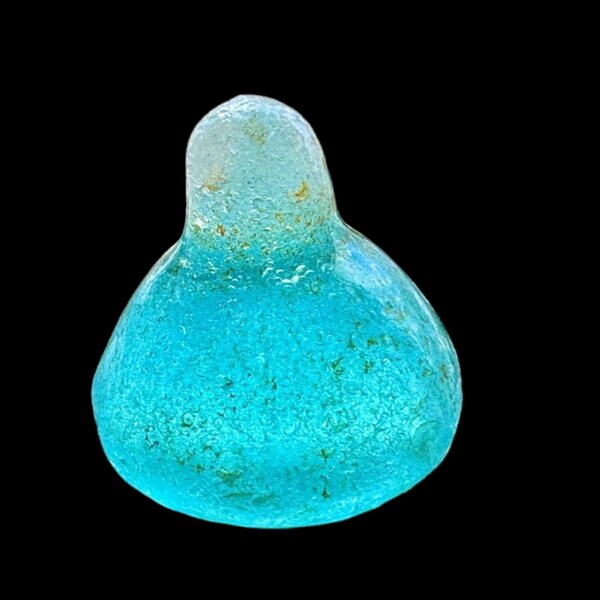 Genuine Sea Glass XXL Unique Aqua Blue-Worn But Near JQ! Unique Mother’s Day Gift