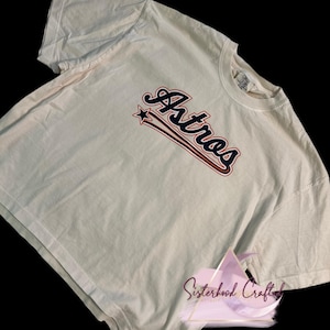 Houston Astros Shirt/Astros Unisex Shirt/ Astros/ Astros Shirt/Baseball Shirt/Astros T-shirt/astros/ astros crop top/comfort color crop top