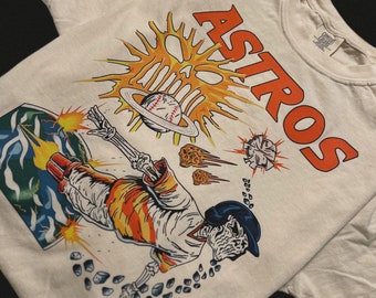 Houston Astros Shirt/Astros Unisex Shirt/ Astros/ Retro Astros Shirt/Baseball Shirt/ MLB/Astros T-shirt/Comfort Colors Astros