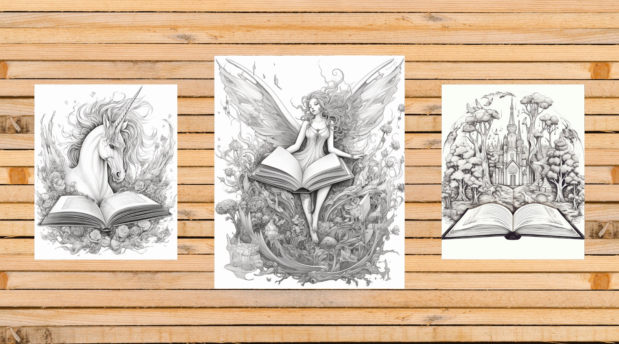 Open Magic Book Coloring Pages Magic Coloring Pages Magical Coloring