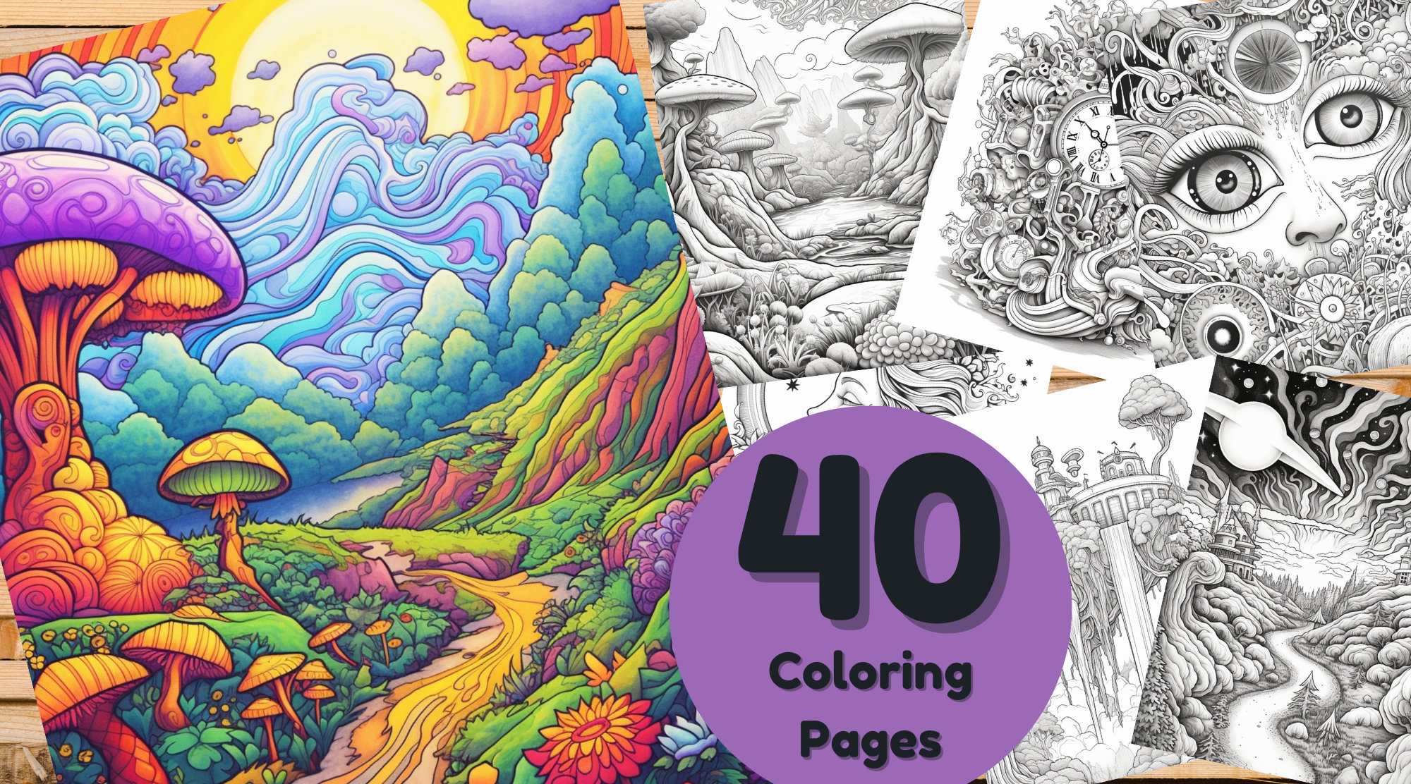 Stoner Coloring Book for Adults: Cool Stoner Psychedelic Coloring
