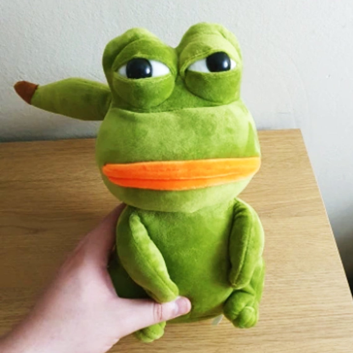 pepe the frog pikachu plush