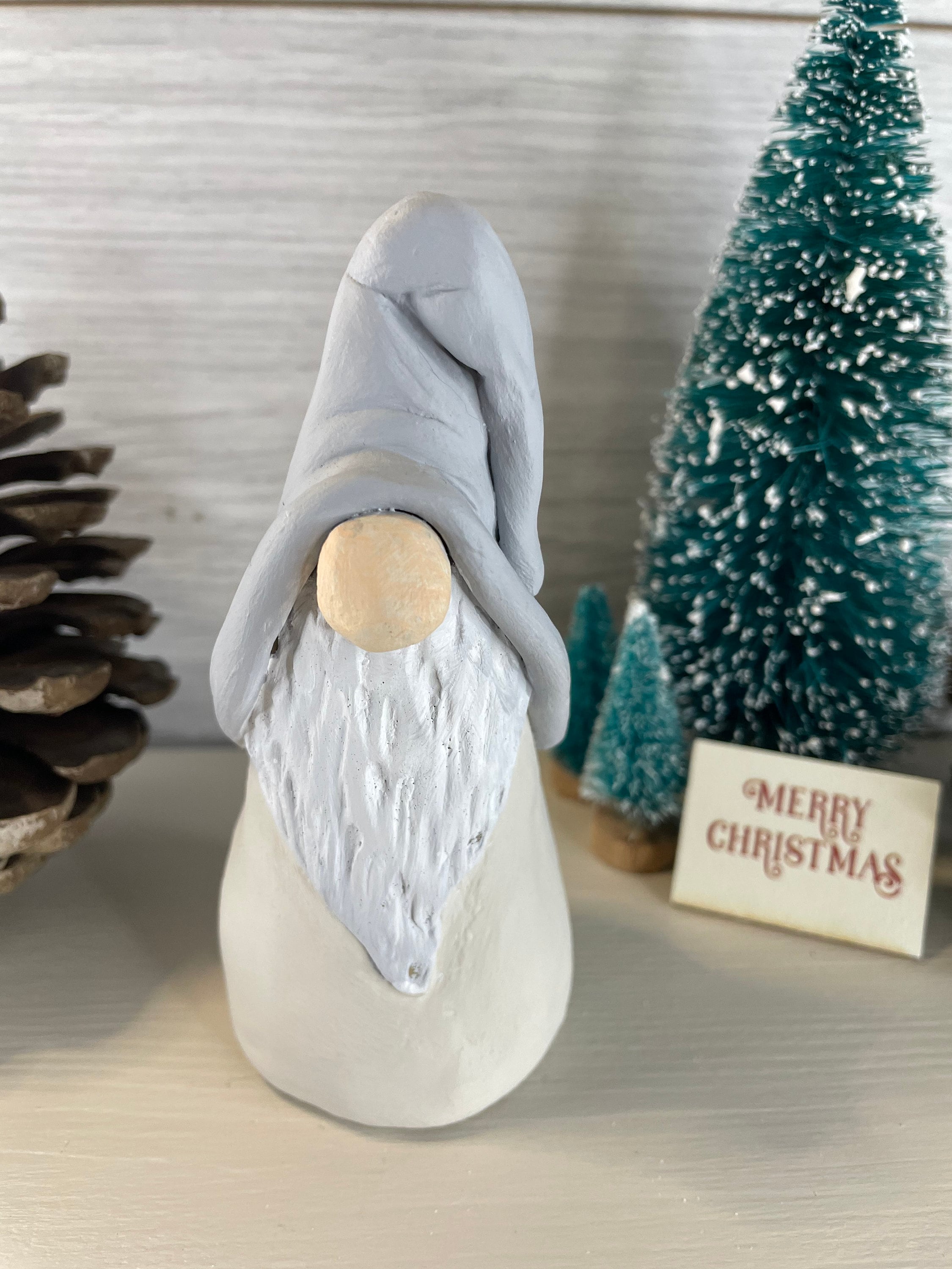 Handmade Gnome Clay Christmas Gnome Ornament Decoration. Etsy