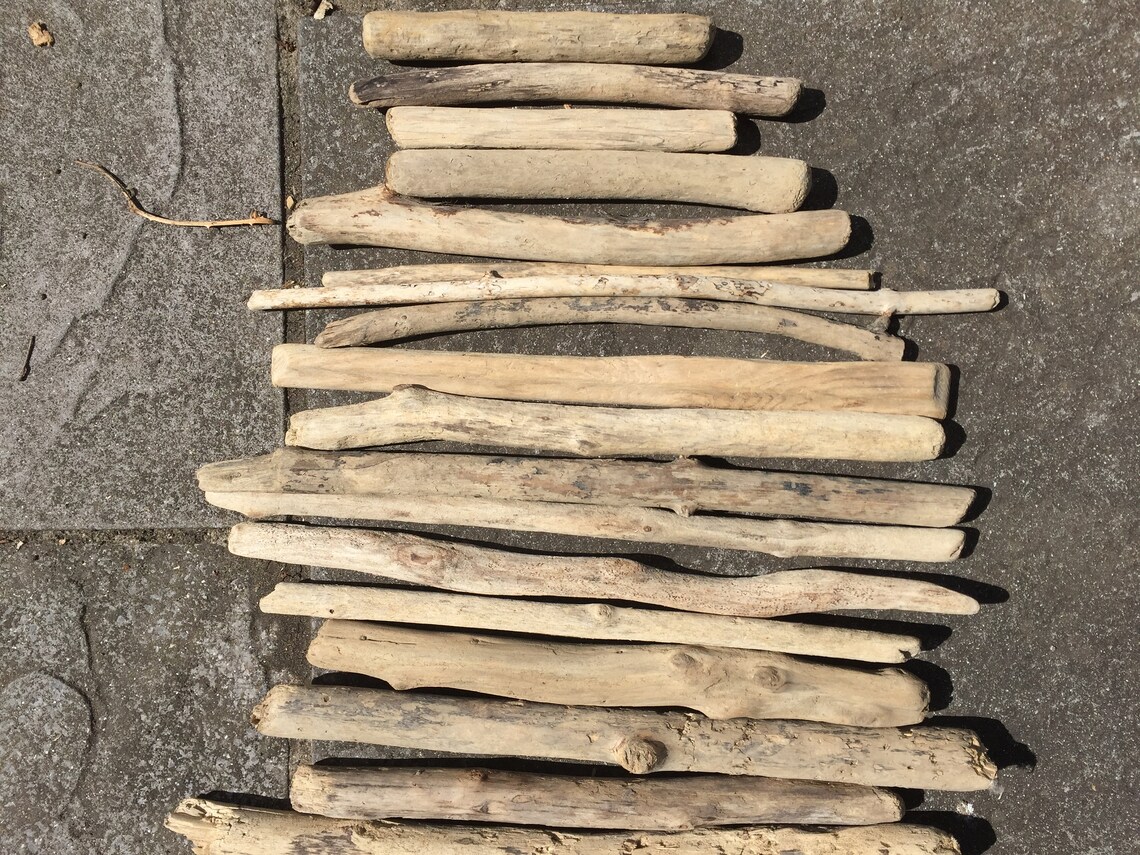 20 to 40 cms 20 large Natural Driftwood pieces. Driftwood Etsy