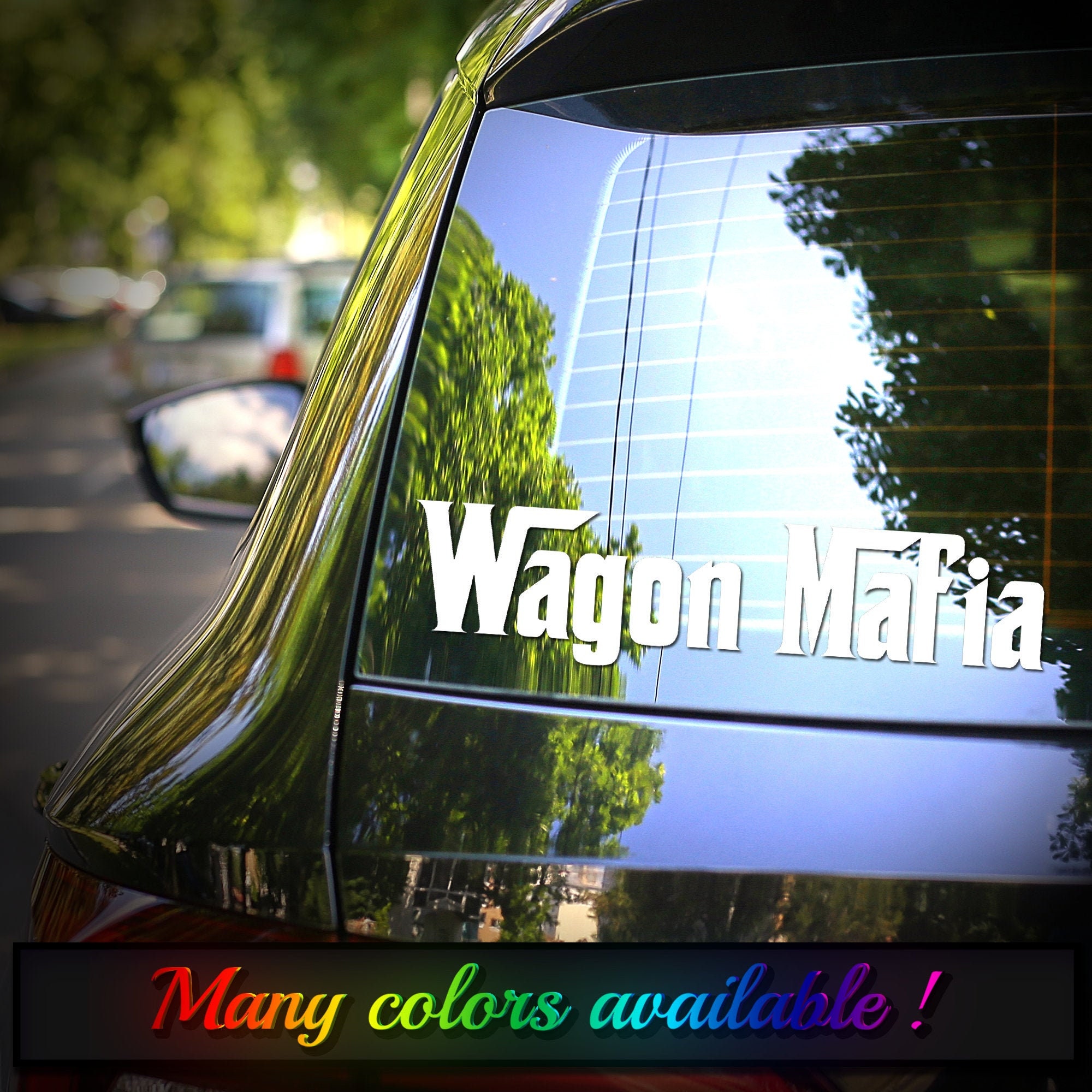 17 Colours 550mm Rolling Wreck Car/Van Windscreen Decal Sticker Project JDM DUB 