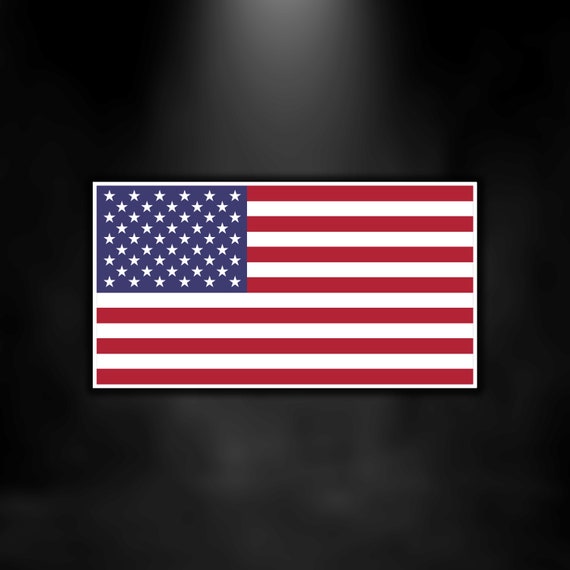 USA Flag of America Vinyl Decal 4x4 Truck window sticker dynasty United States 