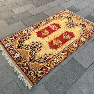3x6 Antique Rug, Armenisn Rug, Old Tug, Vintage Rug,Farmhause Rug, New Trend Antique Rug, Fabulous Antique Rug, 3x6 Vintage Rug,Office Rug