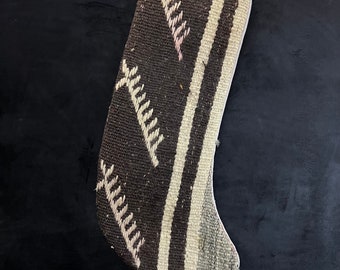 Christmas Kilim Stockings, New Year Stocking, Gift- Christmas Sock, Knitted Christmas Stockings Rug, For gifts, Desing Gift, Sock, Stocking