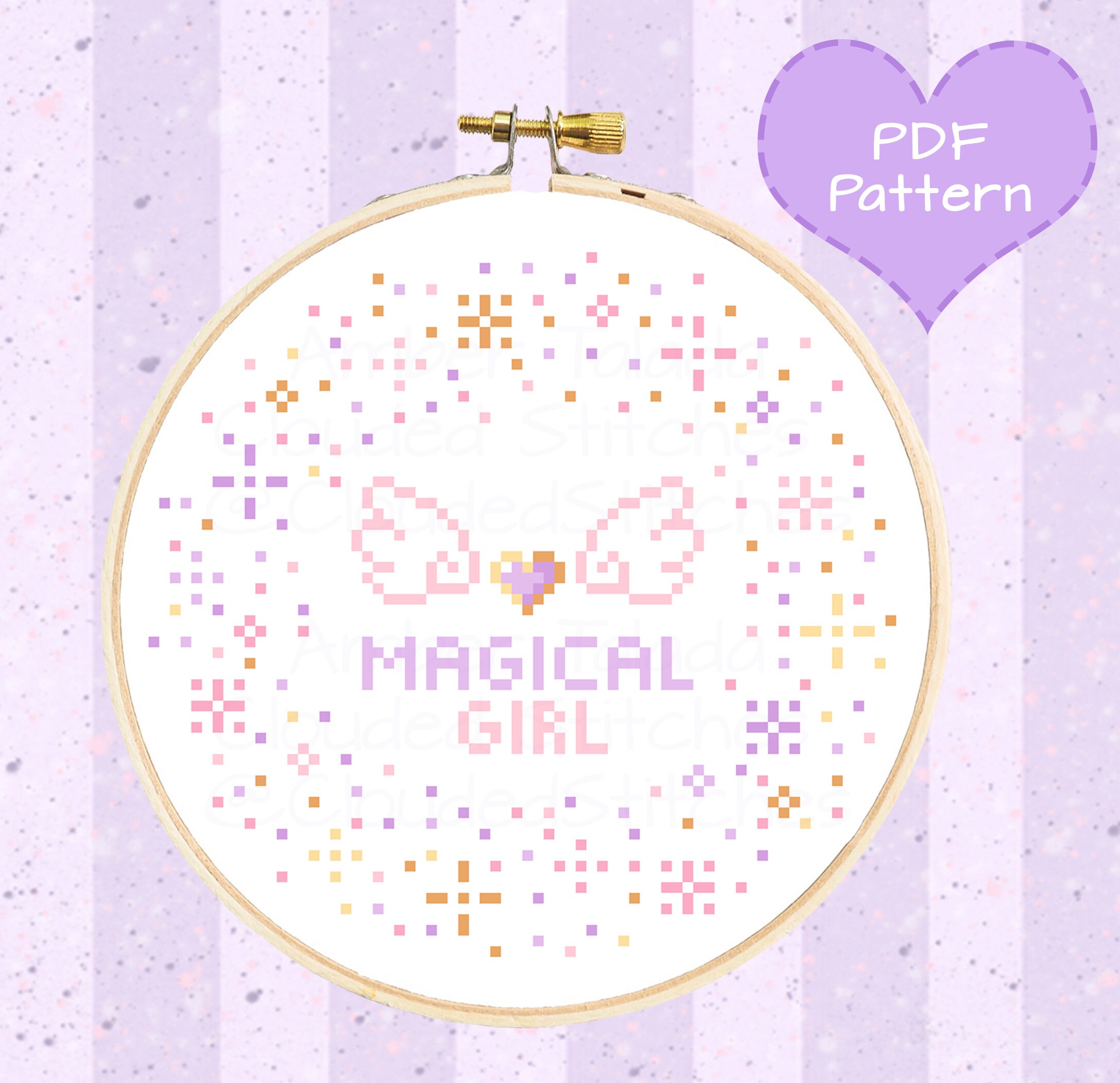 Magical Girl PDF Cross Stitch Pattern - Etsy Australia